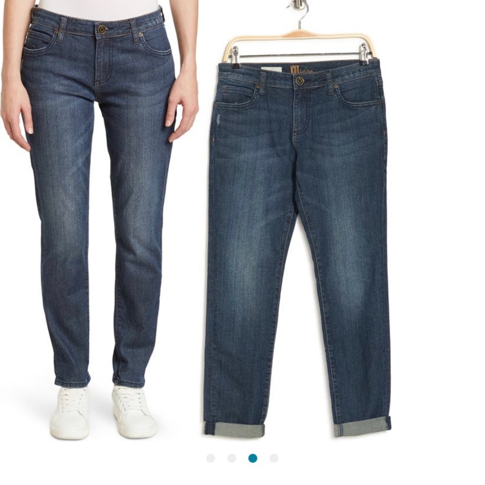 Kut from the Kloth KATY boyfriend Jeans Dark Wash 6